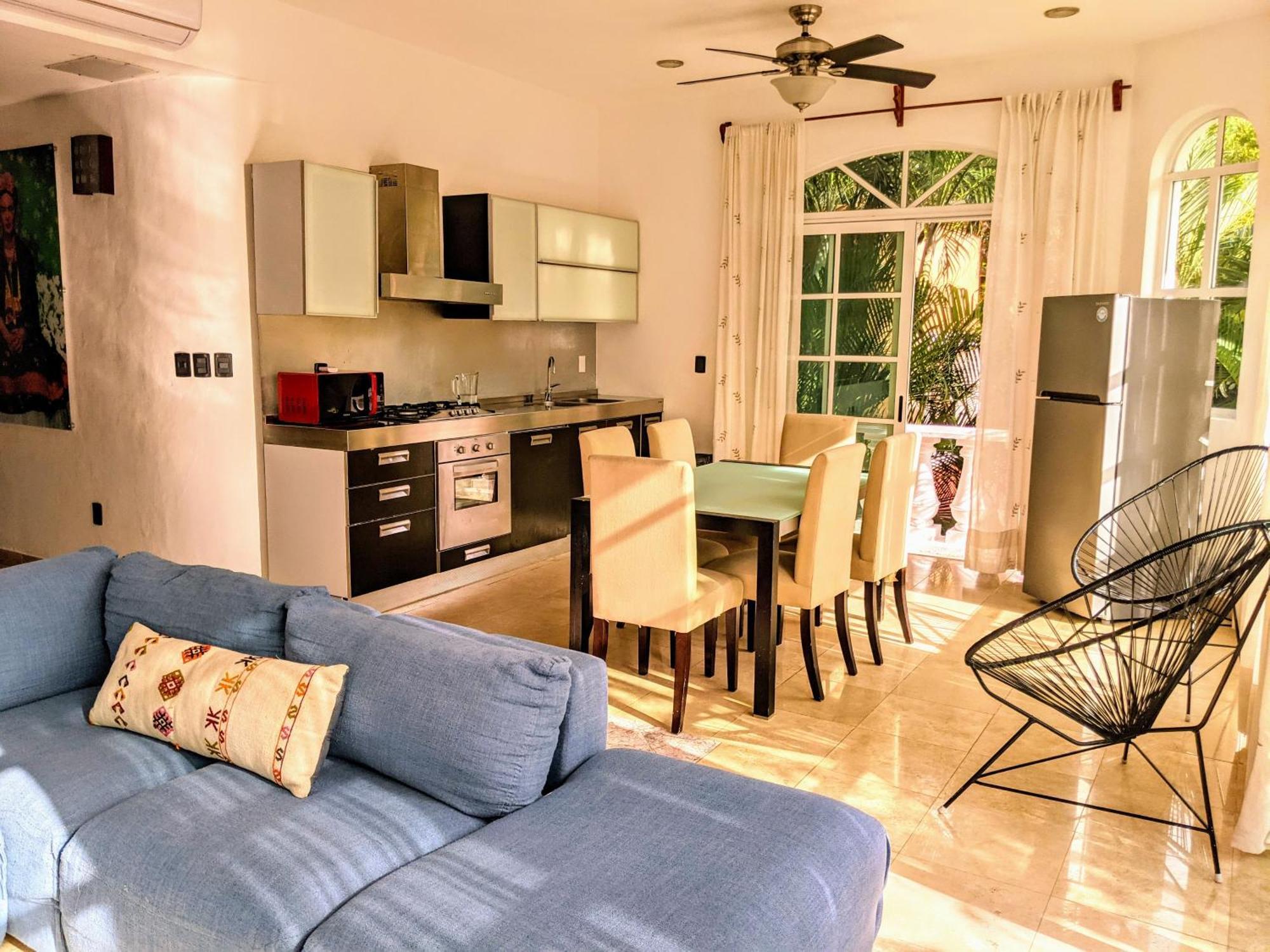 Apartamento 6br 2kitchen @beach And 5th Ave Pool Fase1 16max Playa del Carmen